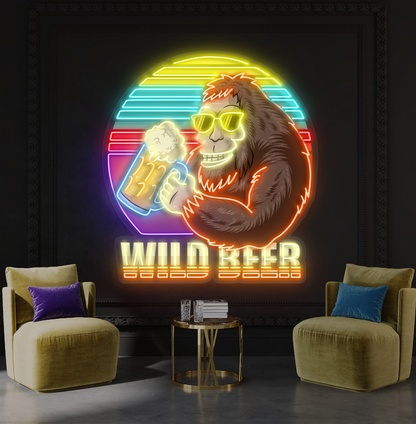 Wild Beer Artwork Led Neon Sign