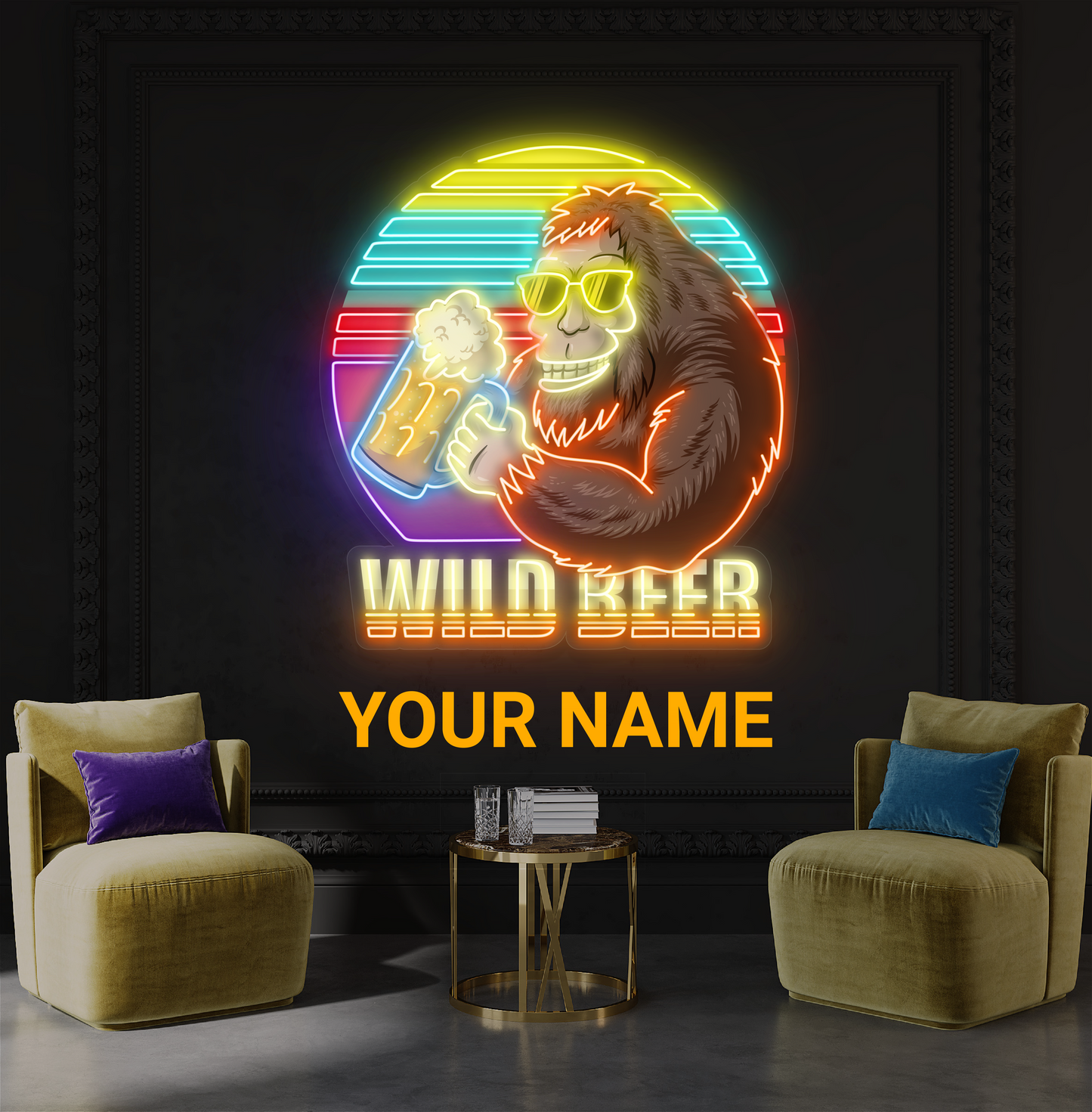 Wild Beer Artwork Led Neon Sign