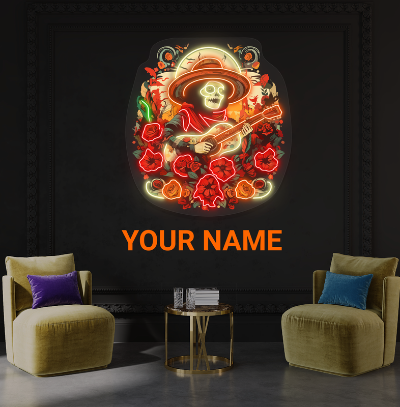 Mariachi Serenade Artwork Led Neon Sign