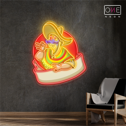 Fiesta Señor Artwork Led Neon Sign