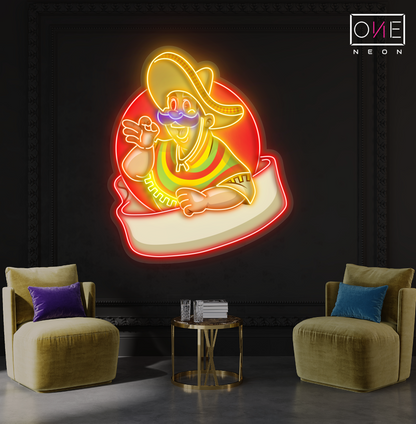 Fiesta Señor Artwork Led Neon Sign