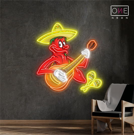 Chili Serenade Artwork Led Neon Sign