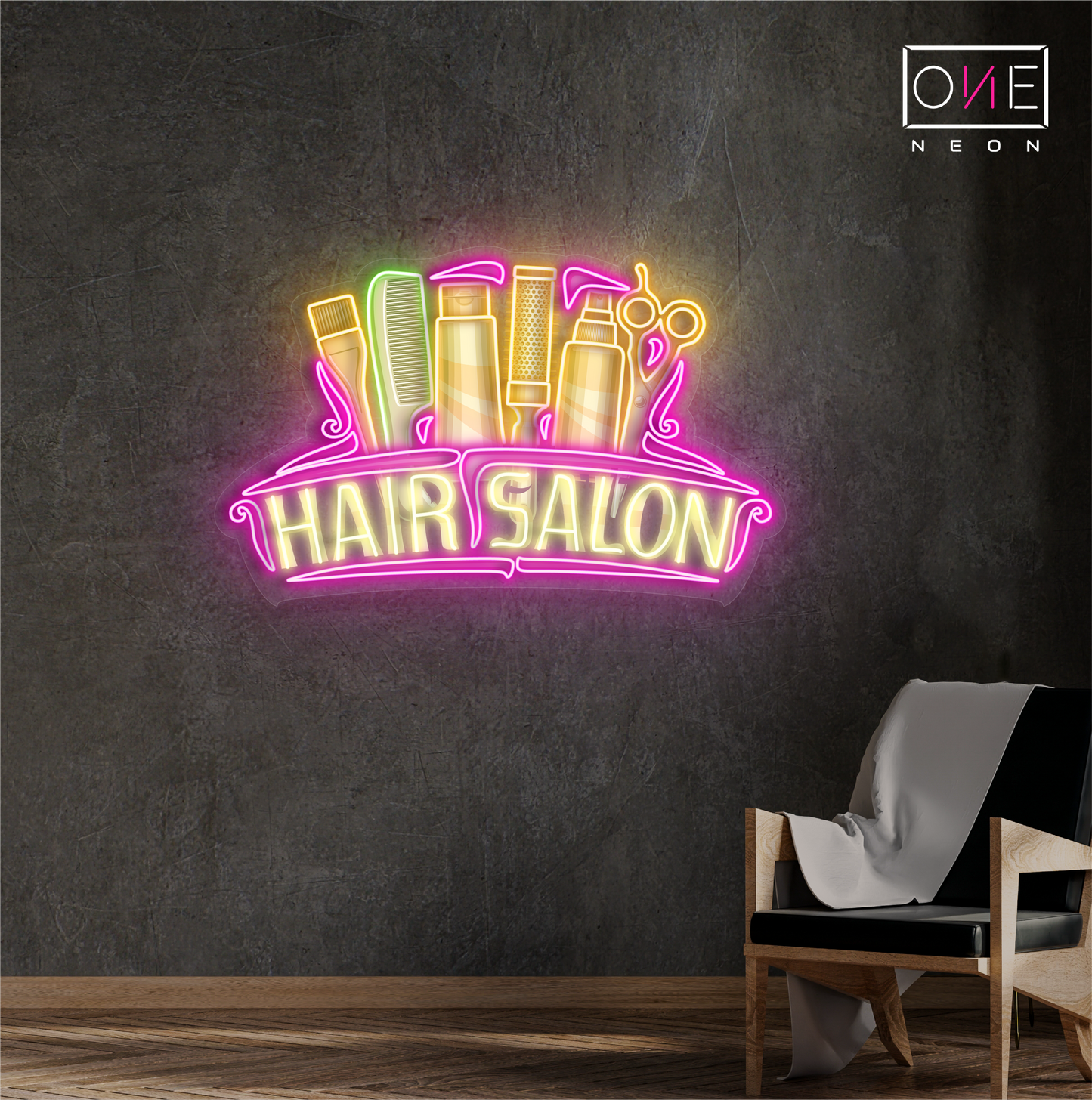 Hair Salon Artwork Led Neon Sign