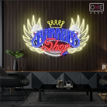 Barber Shop Artwork Led Neon Sign