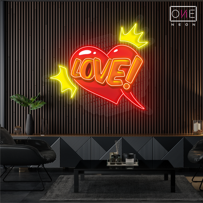 Royal Love Artwork Led Neon Sign