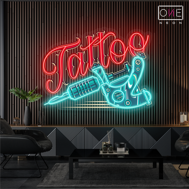 Tattoo Machine Artwork Led Neon Sign