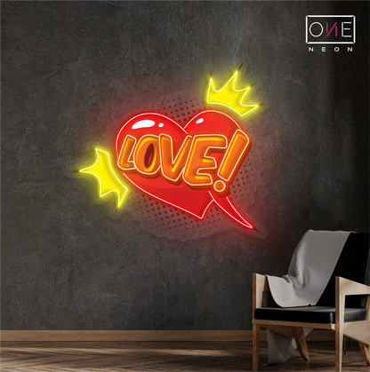 Royal Love Artwork Led Neon Sign