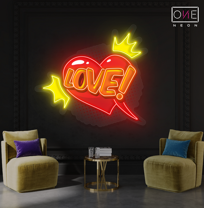 Royal Love Artwork Led Neon Sign