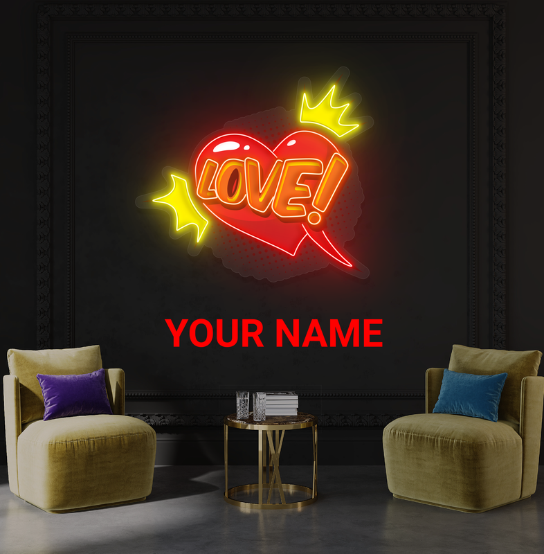 Royal Love Artwork Led Neon Sign