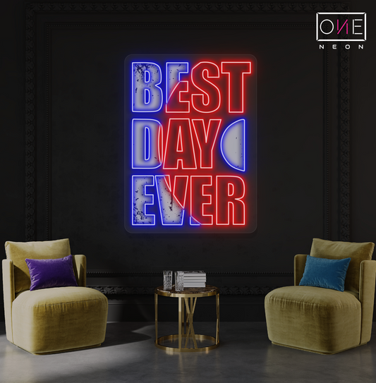 Best Day Ever Artwork Led Neon Sign