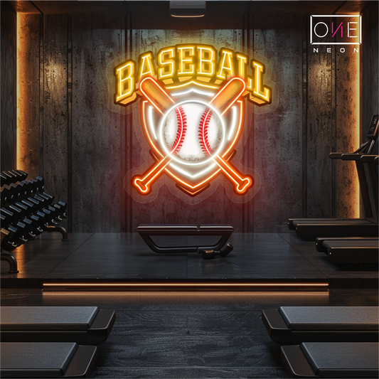 Baseball Team Artwork Led Neon Sign