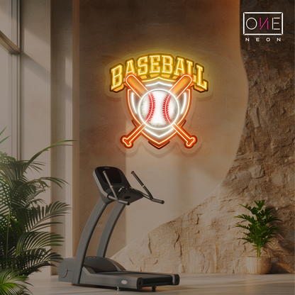 Baseball Team Artwork Led Neon Sign