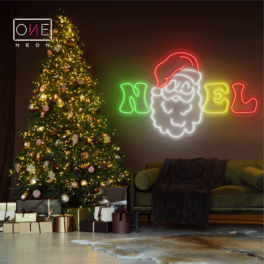 Santa Noel Artwork Led Neon Sign