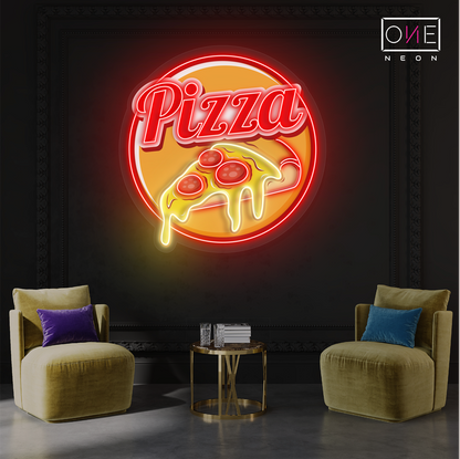 Pizza Slice Artwork Led Neon Sign