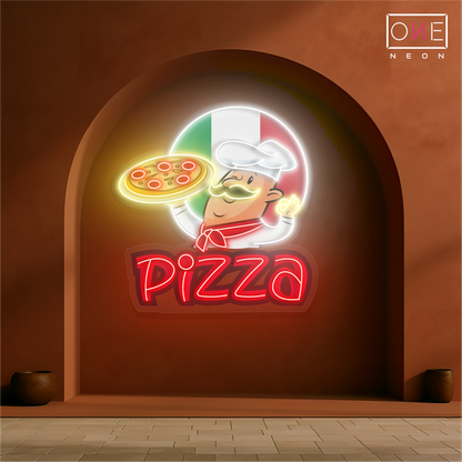 Chef’s Special Pizza Artwork Led Neon Sign