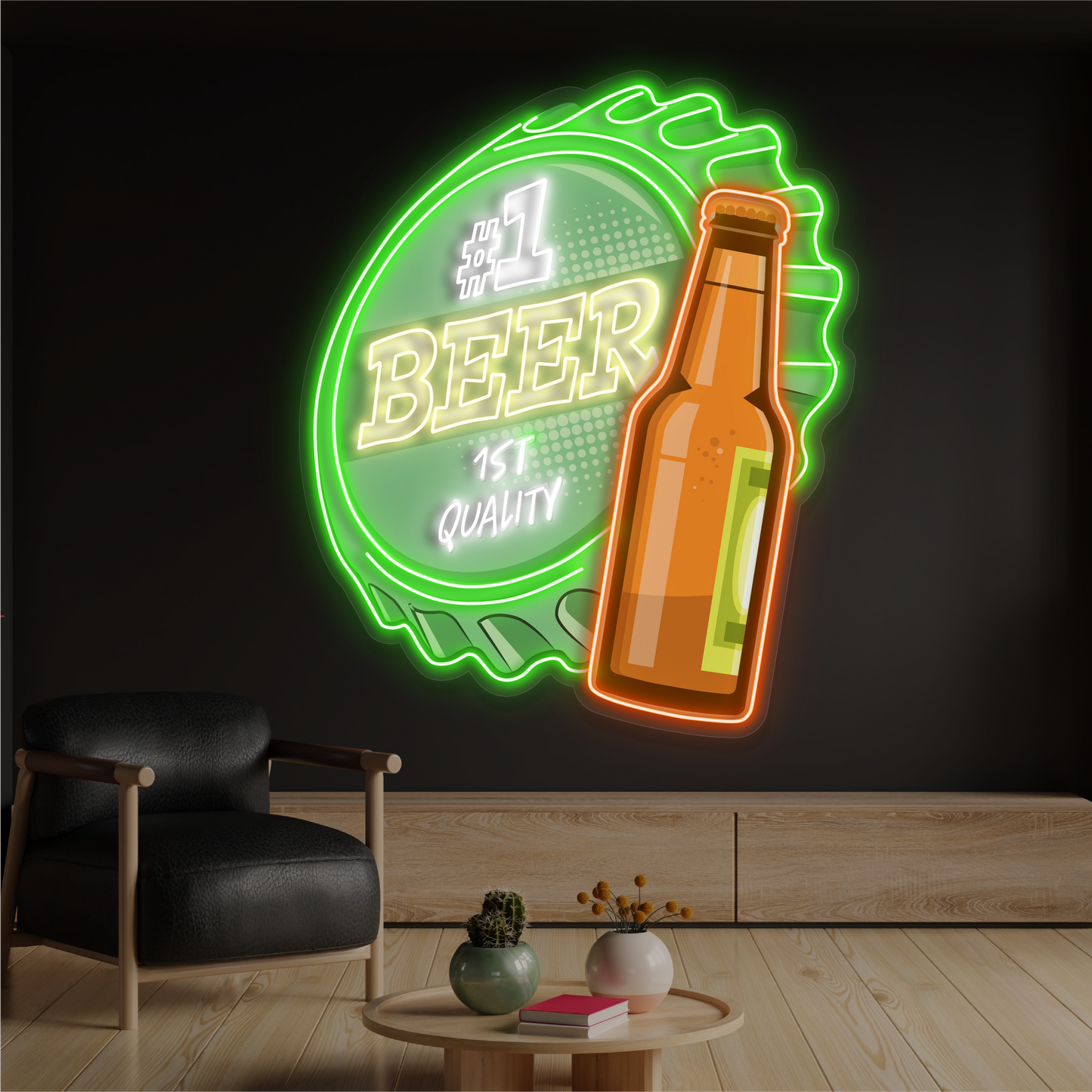 Top Brew Artwork Led Neon Sign