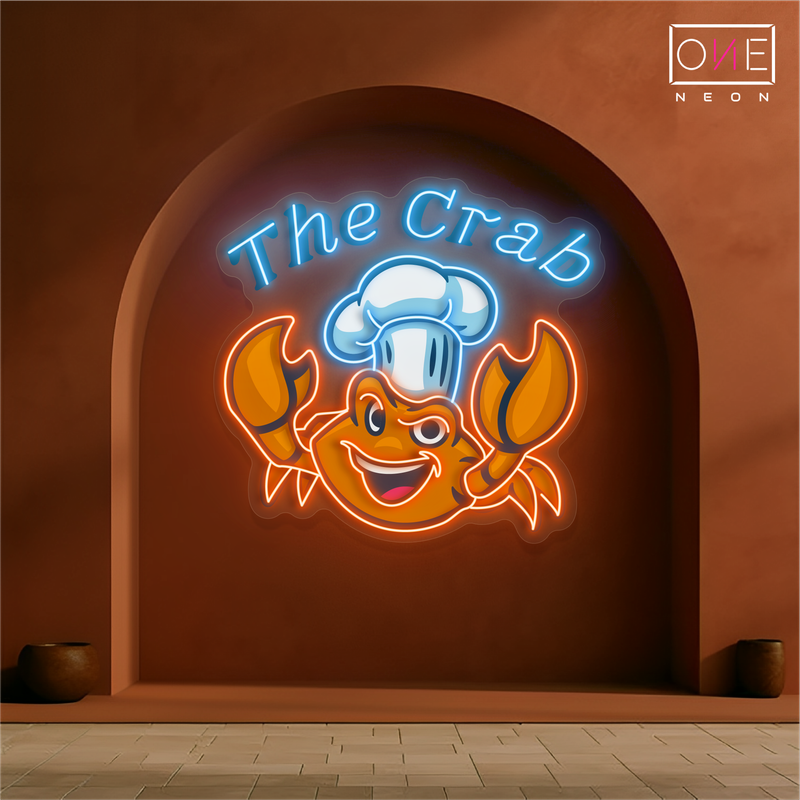 Crab Kitchen Artwork Led Neon Sign