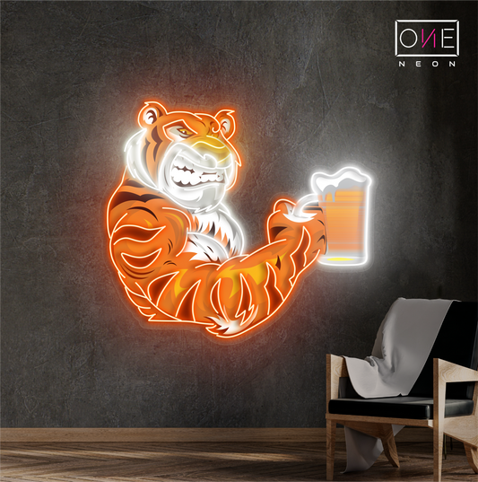 Tiger Beer Artwork Led Neon Sign