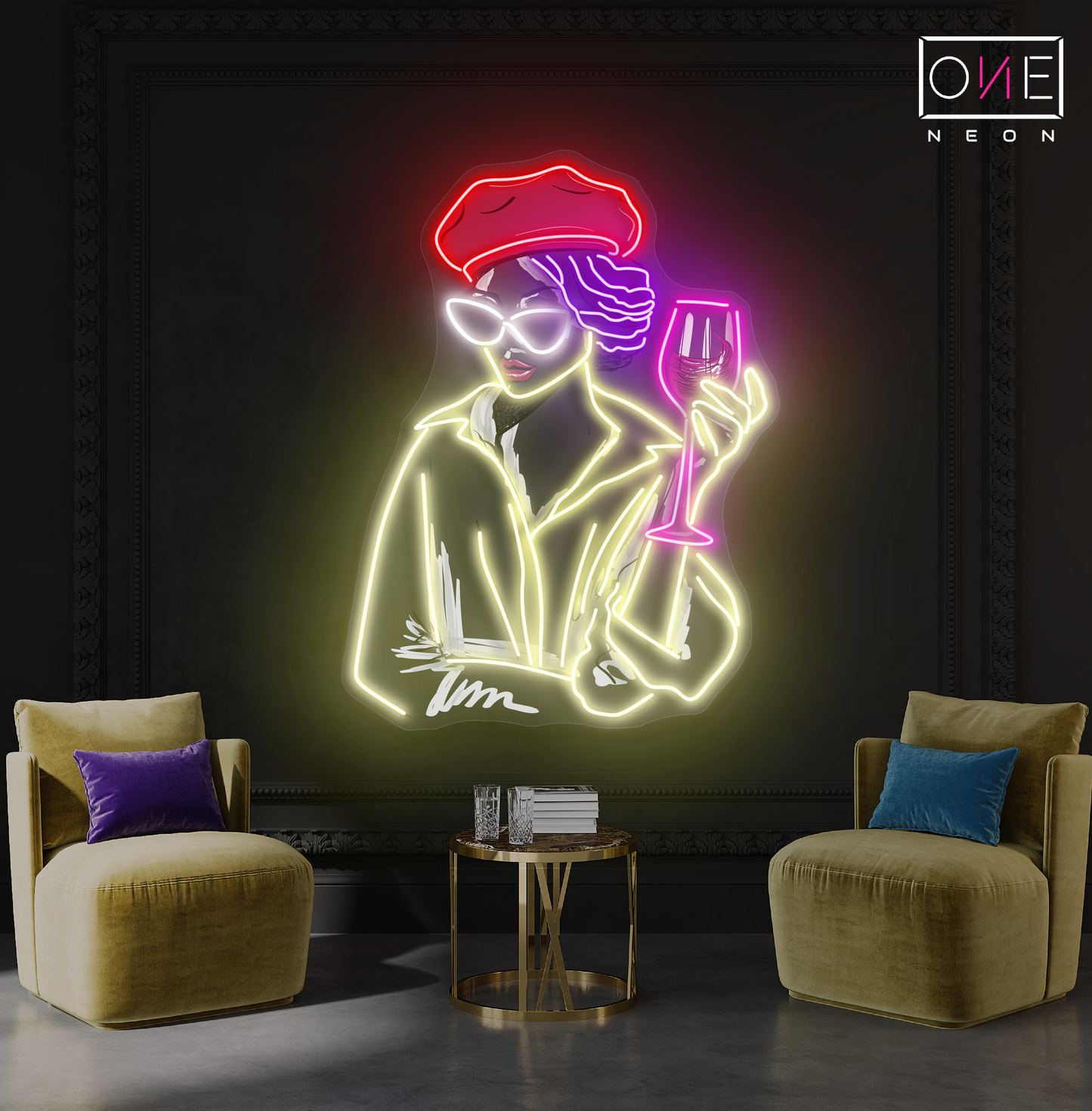 Chic Sips Artwork Led Neon Sign