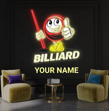 Billiard Buddy Artwork Led Neon Sign