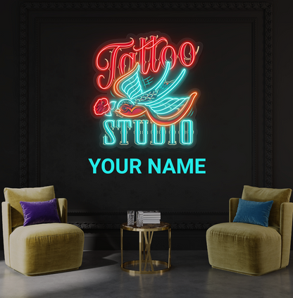 Tattoo Studio Artwork Led Neon Sign