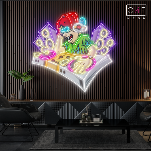 Vibe Master DJ Artwork Led Neon Sign