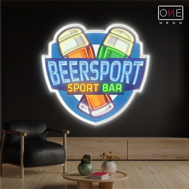 BeerSport Bar Artwork Led Neon Sign