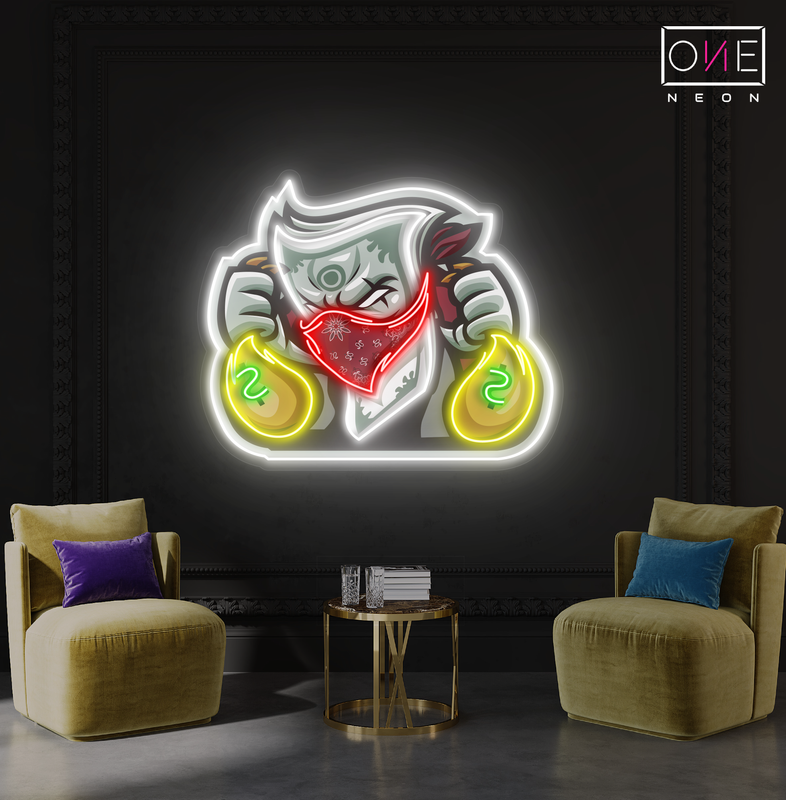 Money Heist Artwork Led Neon Sign