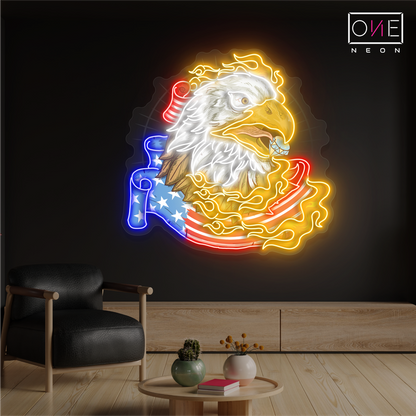 American Freedom Artwork Led Neon Sign