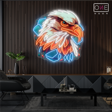 Eagle's Gaze Artwork Led Neon Sign