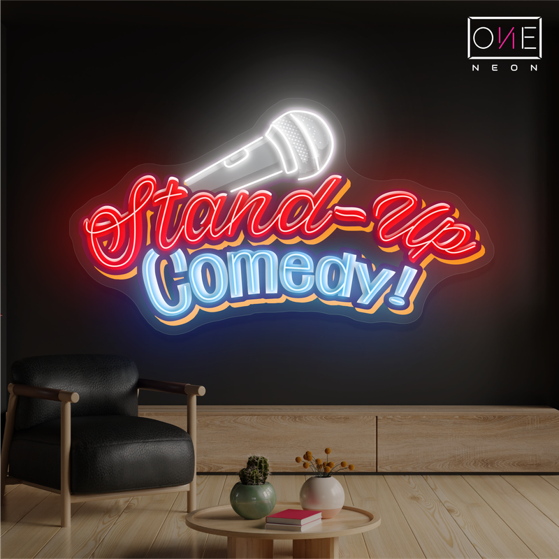 Stand-Up Comedy Artwork Led Neon Sign