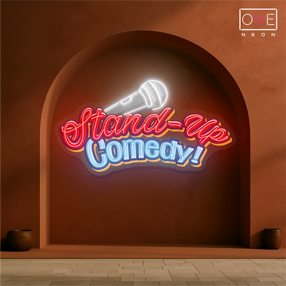 Stand-Up Comedy Artwork Led Neon Sign