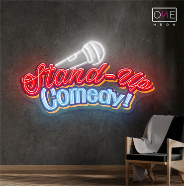 Stand-Up Comedy Artwork Led Neon Sign