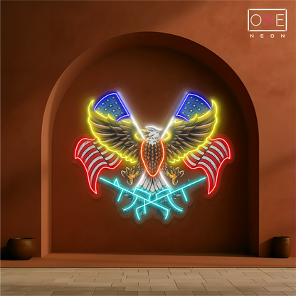 Guardian of Freedom Artwork Led Neon Sign