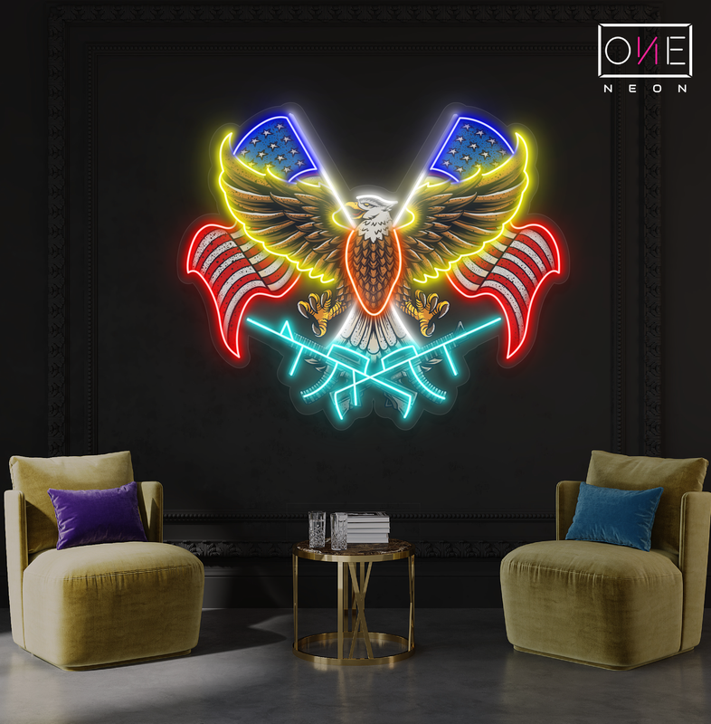 Guardian of Freedom Artwork Led Neon Sign