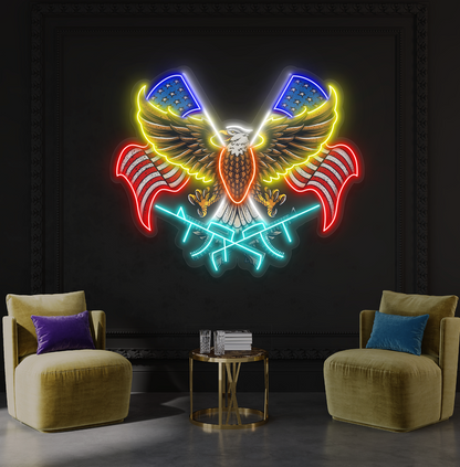 Guardian of Freedom Artwork Led Neon Sign