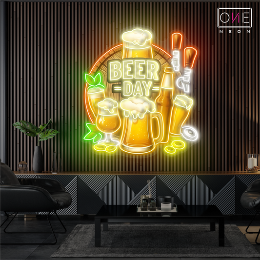 Beer Day Artwork Led Neon Sign