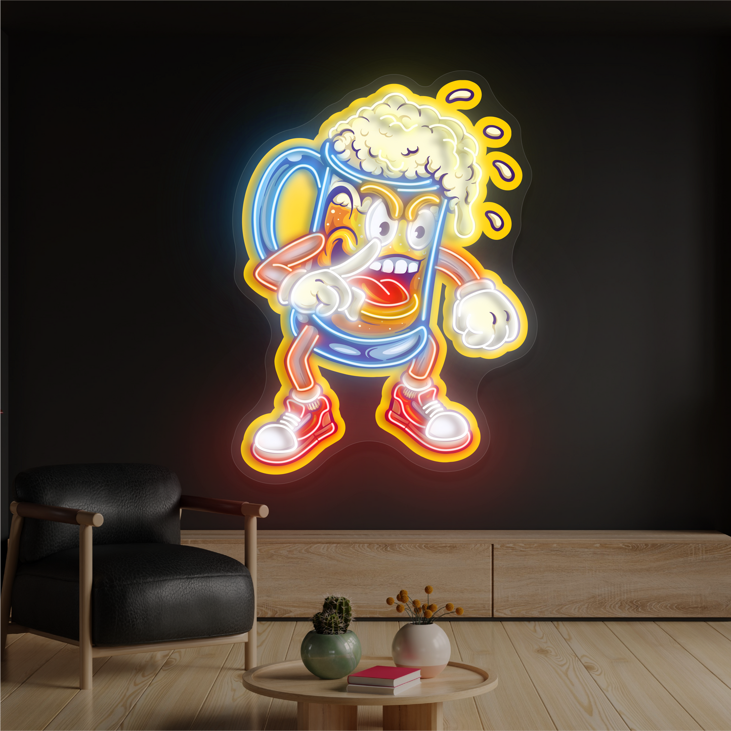 Brew Brawler Artwork Led Neon Sign