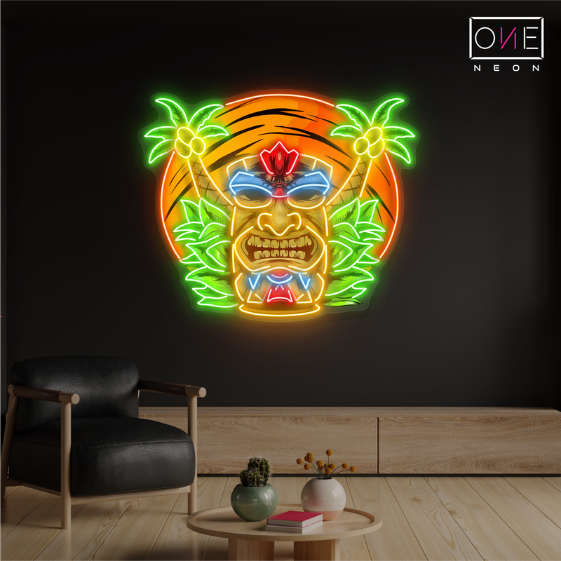 Island Spirit Artwork Led Neon Sign