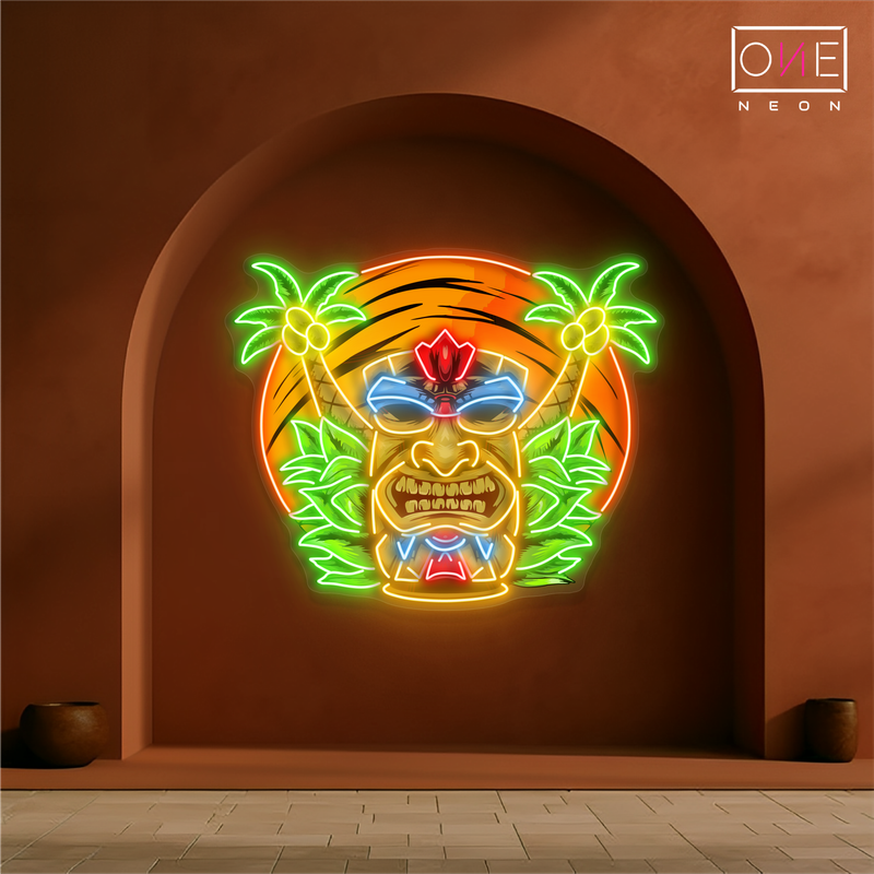 Island Spirit Artwork Led Neon Sign