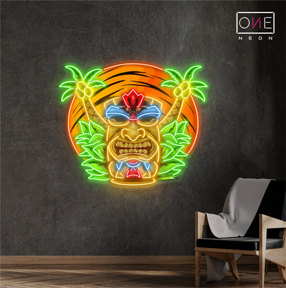 Island Spirit Artwork Led Neon Sign