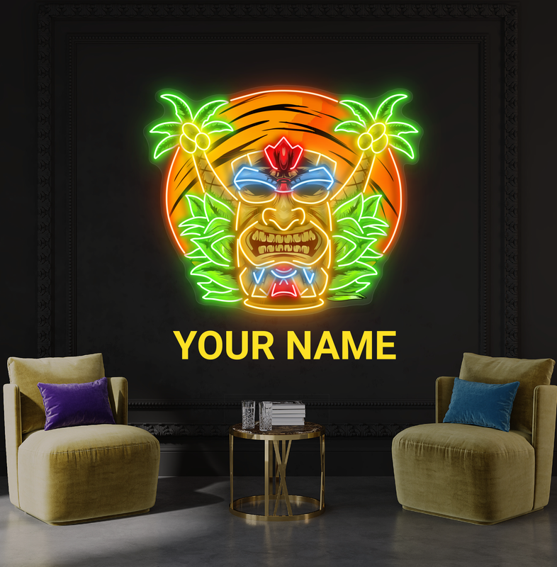 Island Spirit Artwork Led Neon Sign