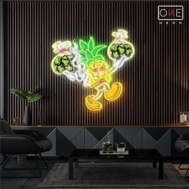 Pineapple Hustler Artwork Led Neon Sign