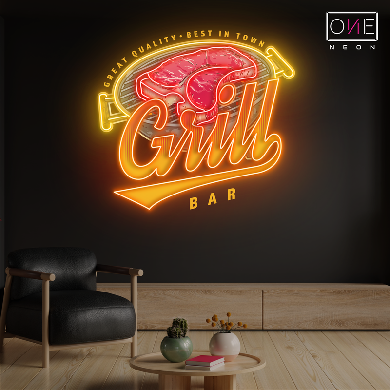 Grill Bar Artwork Led Neon Sign