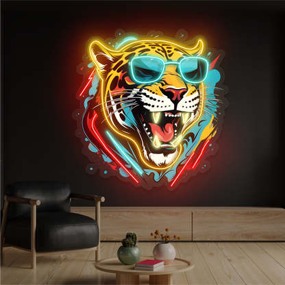 Cool Tiger Artwork Led Neon Sign