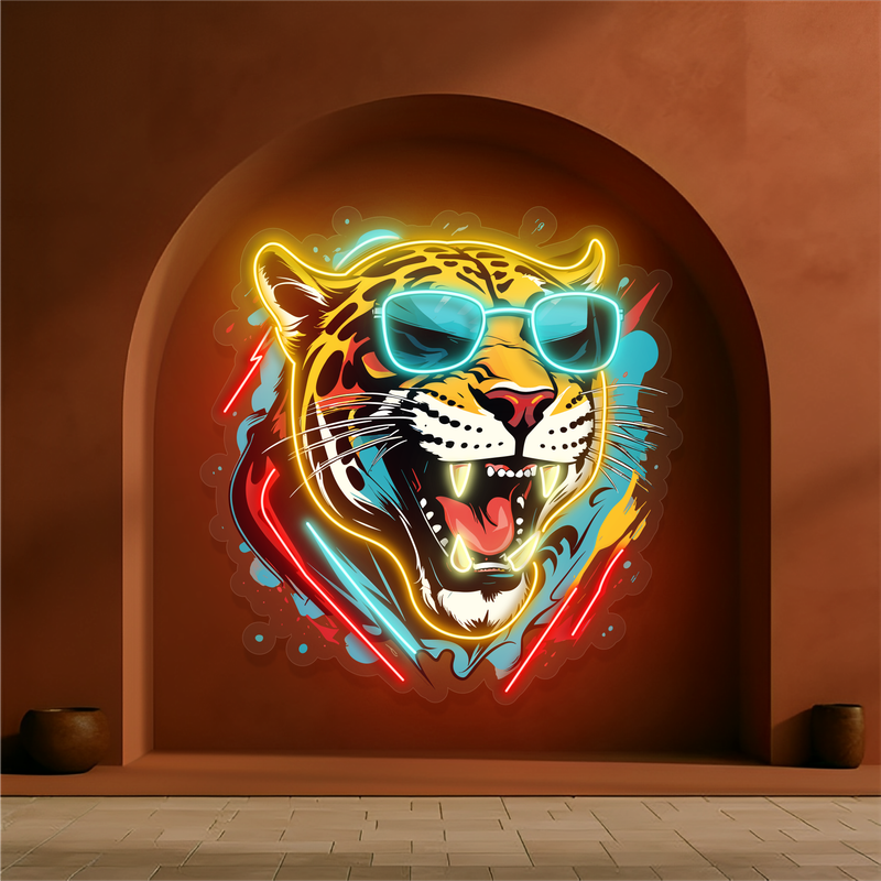 Cool Tiger Artwork Led Neon Sign