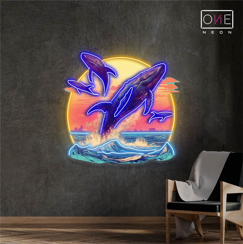 Ocean Dance Artwork Led Neon Sign