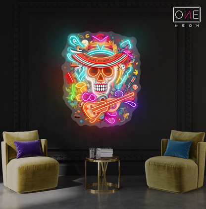 Day Of The Dead Artwork Led Neon Sign