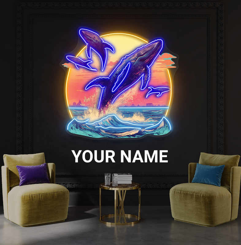 Ocean Dance Artwork Led Neon Sign