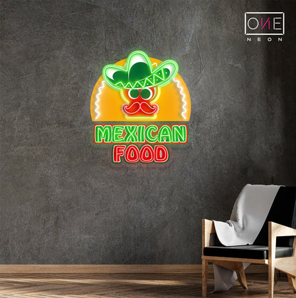 Mexican Food Artwork Led Neon Sign